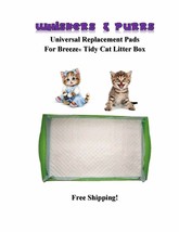 160 Whiskers &amp; Purrs Universal Replacement Pads for Breeze Tidy Cat Litt... - $114.79