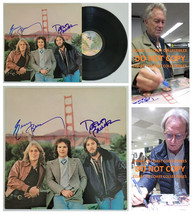 Dewey Bunnell Gerry Beckley signed America Hearts album vinyl Record COA proof - $346.49