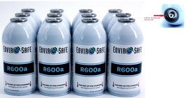 Enviro-Safe R-600a Refrigerant with 7/16&quot; Self Sealing K28 6 oz Case/12 ... - $90.09
