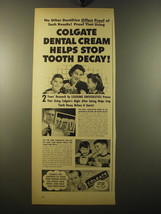 1950 Colgate Ribbon Dental Cream Ad - No other Dentifrice offers proof of such  - £14.65 GBP