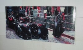 Batman Poster # 9 w/ Batmobile Tim Burton Movie Michael Keaton Snow in G... - £19.91 GBP