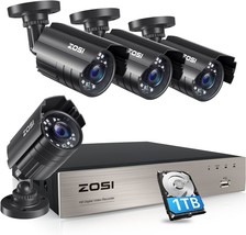 Zosi 3K Lite Security Camera System With Ai Human Vehicle, 1Tb Hard Drive - £181.57 GBP