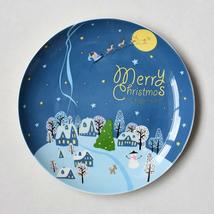 Christmas Gift 5pcs Set 8 Inch Ceramics Chinaware Porcelain Dinner Plates Dinner - £51.77 GBP+