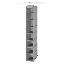 Whitmor Hanging Shoe Shelves - 8 Section - Closet Organizer - Grey - £17.39 GBP