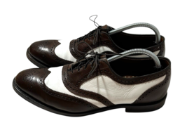 BROOKS BROTHERS 10 LEATHER WING TIP BROWN Goodyear Welted Great Gatsby O... - $4,375.24 MXN
