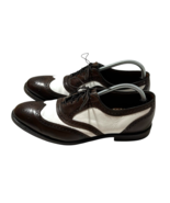 BROOKS BROTHERS 10 LEATHER WING TIP BROWN Goodyear Welted Great Gatsby O... - $4,375.24 MXN