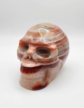 Sardonyx Skull, With Nice Sardonyx Banding, Hand Carved  - £93.96 GBP