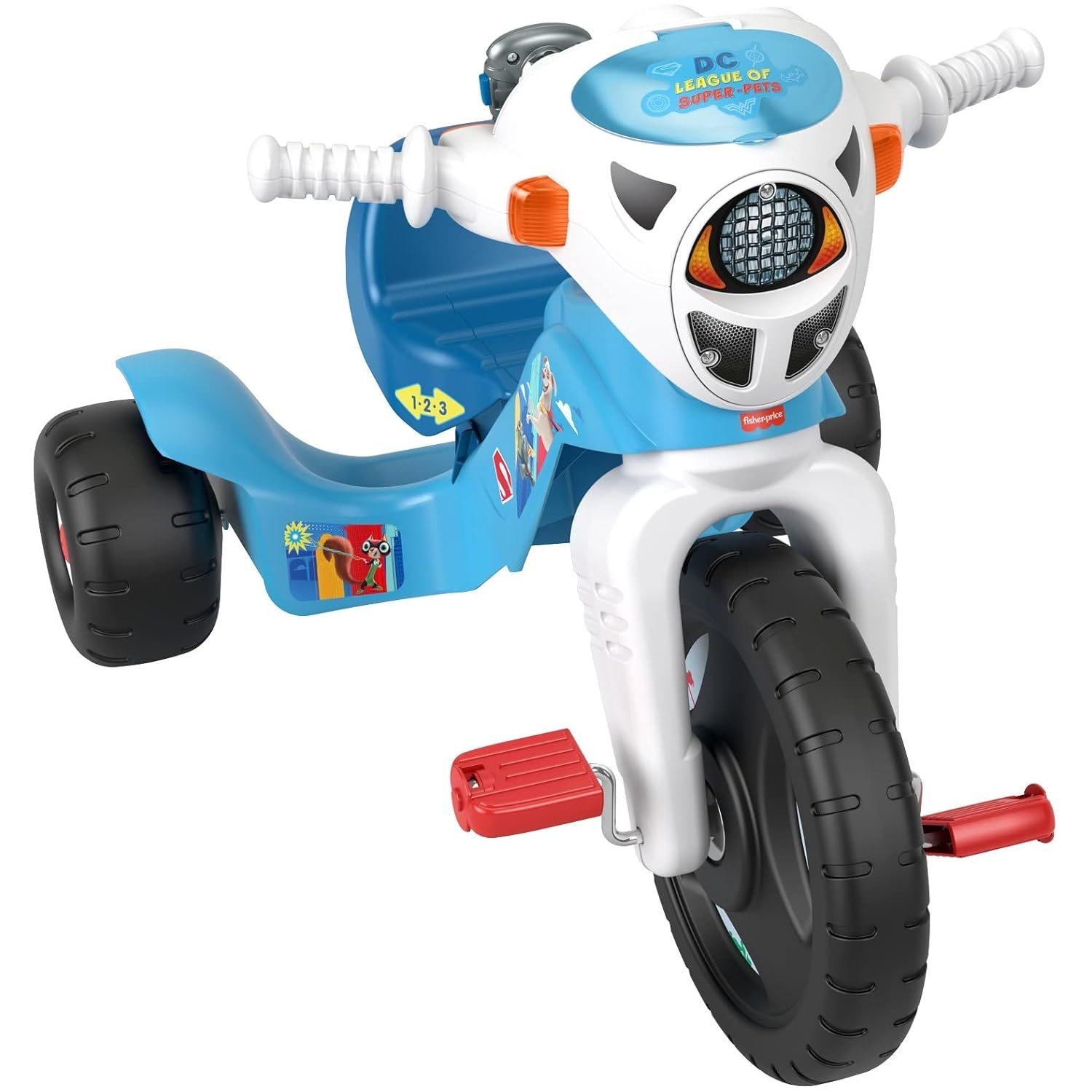Fisher-Price DC League Of Super-Pets Toddler Tricycle Lights & Sounds Trike Bike