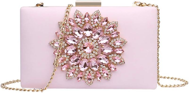 Primary image for Diamond Evening Crossbody Handbag ''baby pink''