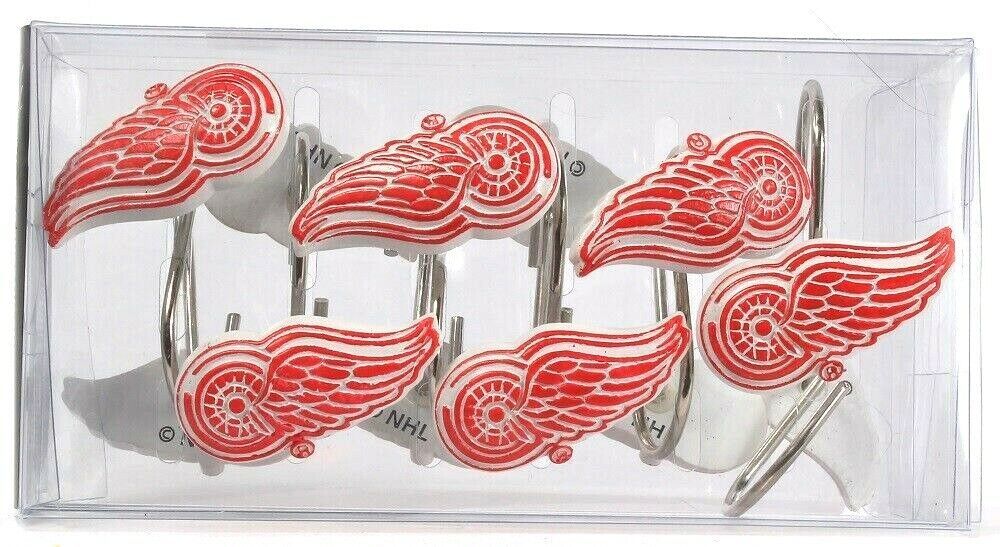 1 Ct Northwest Company NHL Detroit Red Wings Shower Curtain  Rings NW1094419/07/ - £14.38 GBP