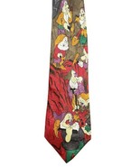 Serafino Seven Dwarfs Tie Dopey Novelty Fancy Necktie  Vintage New - £9.48 GBP