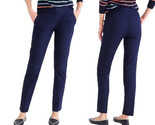 Femmes Sz 10 J Ras Pantalon Bleu Marine Coton L1298 2020 Travail - $14.28