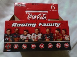 Coca Cola 6 Pk 8oz Bottles Racing Family 12 Drivers Dale Earnhardt, Sr Carton - $2.48