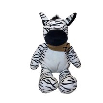 Manhattan Toy Company Plush 15” Black White Zebra Beanie Stuffed Animal Toy - £9.49 GBP