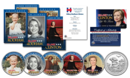 HILLARY CLINTON 2016 Presidential Life &amp; Times 10 Piece Ultimate Coin &amp; Card Set - £9.72 GBP