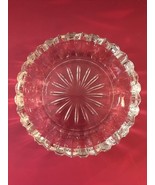 Crystal Cut Glass Made In France Cigar Cigarette 6&quot; Ashtray - $321.19 MXN