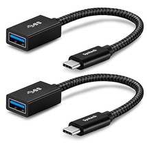 Usb C To Usb Adapter, 2 Pack Usb C To Usb3,Usb Type C To Usb,Thunderbolt 3 To Us - £13.42 GBP