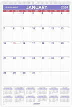 AT-A-GLANCE 2024 Wall Calendar, 20&quot; X 30&quot;, Extra Large, Spiral Bound, Monthly  - £50.83 GBP