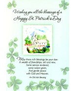 Wishing You All The Blessings - Saint Patrick&#39;s Day Greeting Card - 24980 - $51.41 MXN