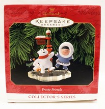 VINTAGE 1999 Hallmark Keepsake Christmas Ornament Frosty Friends - £19.71 GBP