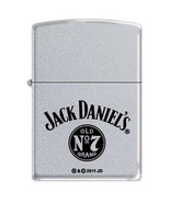 Zippo Lighter - Jack Daniel&#39;s Old No 7 Satin Chrome - 852537 - $35.39 CAD