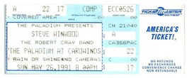 Steve Winwood Concert Ticket Stub May 26 1991 Charlotte North Carolina - £19.46 GBP