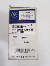 New General Electric RL4RD040T Mod 1 Control Relay RL4RD040T GE - £31.15 GBP