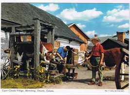 Ontario Postcard Morrisburg Upper Canada Village Blacksmith - £1.62 GBP