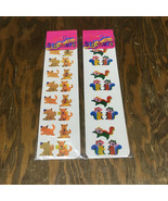 Vintage laser print stickers still in original packages animal stickers ... - $381.04 MXN