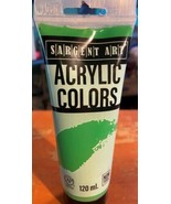 Sargent Art Acrylic Colors Paint Tube 120 ml Cadmium Green Hue Non Toxic... - $10.42 CAD