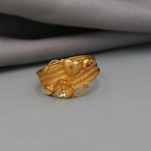 Solid 22k Gold Ring Handmade Jewelry for Gift, SBJ1338 - £146.44 GBP
