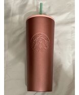 New Starbucks 2020 Holiday Season Green Straw Gradient Pink Cold Cup  (2... - €30,80 EUR