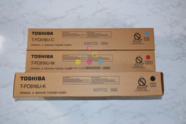 Genuine Toshiba e-STUDIO 5516AC,6516AC,7516AC T-FC616U CMK Toner Cartridges - £375.02 GBP