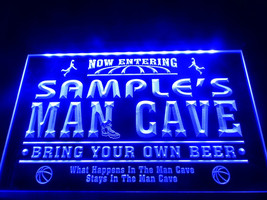 Man Cave Cowboys Personalized Illuminated Led Neon Sign Home Decor, Lights Art  - £20.77 GBP+