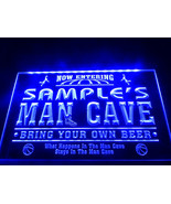 Man Cave Cowboys Personalized Illuminated Led Neon Sign Home Decor, Ligh... - £20.77 GBP+