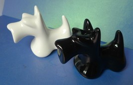 Scottish Terrier Scottie breed of Dog Ceramic Salt &amp; Pepper Shakers Decor Animal - $14.71