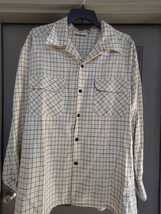 Vintage 90&#39;s Men&#39;s Flannel 100% Wool Shirt Sz Xxl Yale Trouser Collection - £23.82 GBP