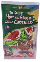 * Dr. Seuss&#39; How The Grinch Stole Christmas! VHS Movie Used Clamshell An... - $5.50