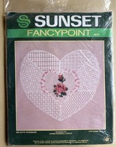 Sunset Fancypoint Kit Delicate Rosebuds 6518 Zwiegart Needlepoint Canvas Stitch - £12.17 GBP