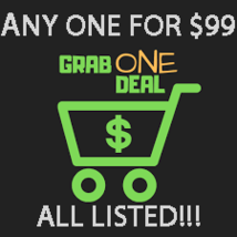 GRAB ONE FOR $99 DEAL!! WED-THURS JULY 15-16 ALL LISTED DEAL BEST OFFERS - £156.45 GBP