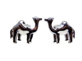 Argento Sterling Cammello Gemelli 925 Animale Testimoni Dello Sposo Uomo - £41.93 GBP