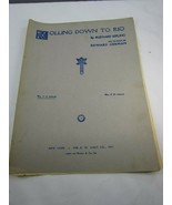 Rolling Down to Rio Sheet Music 34397 Vintage - £7.03 GBP