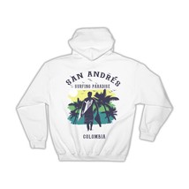 San Andrés Colombia : Gift Hoodie Surfing Paradise Beach Tropical Vacation - £28.76 GBP