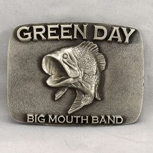 Vintage Belt Buckle 2003 Green Day Big Mouth Band Heavy Metal Music Pure... - $51.75