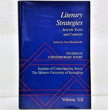 Studies in Contemporary Jewry Volume XII Literary Strategies - $35.99