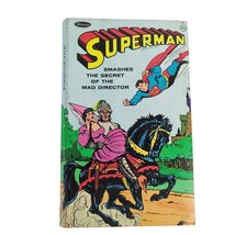 1966 Whitman SUPERMAN Smashes the Secret of Mad Director Paperback Book ... - €16,92 EUR