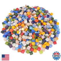 Samjobroad 2.5 lb Small Square Mosaic Tiles for Crafts, 10 x10mm Mixed M... - $46.48