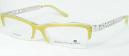 Yves Cogan YC758 Grn Green-Lime / Silber Brille W/Kristalle 53-16-140 - $76.16