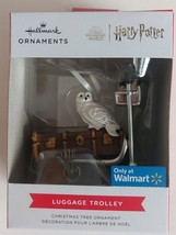 Hallmark Harry Potter LUGGAGE TROLLEY Christmas Tree Ornament Walmart Ex... - £10.96 GBP