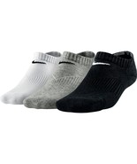 Nike Kids Cotton Cushion No Show Socks 3-Pair Pack SM (3Y-5Y) SX4721-967 - $410.48 MXN